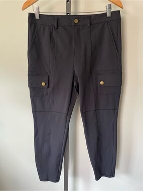 Halara HaloTek Air™ High Waisted Cargo Pants Yoga Leggings Black Size Large